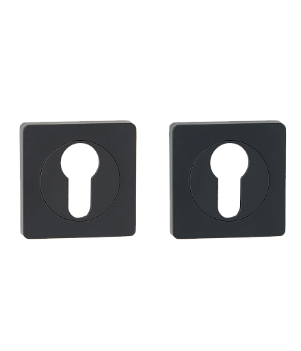 Накладки на ключевой цилиндр Накладка под цилиндр TANDOOR TDAL ET-02 BLACK 